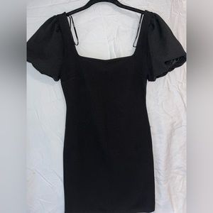 Forever 21 mini dress with puff sleeves